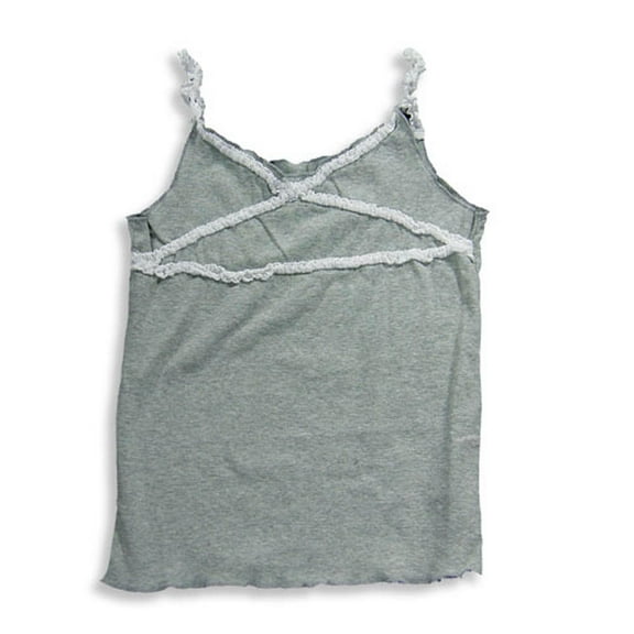 Dinky Souvenir by Gold Rush Outfitters - Little Girls V-Neck Tank Top 16627-2 (grey)