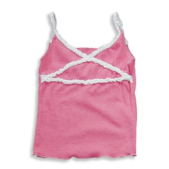 Dinky Souvenir by Gold Rush Outfitters - Little Girls V-Neck Tank Top 16628-2 (pink)