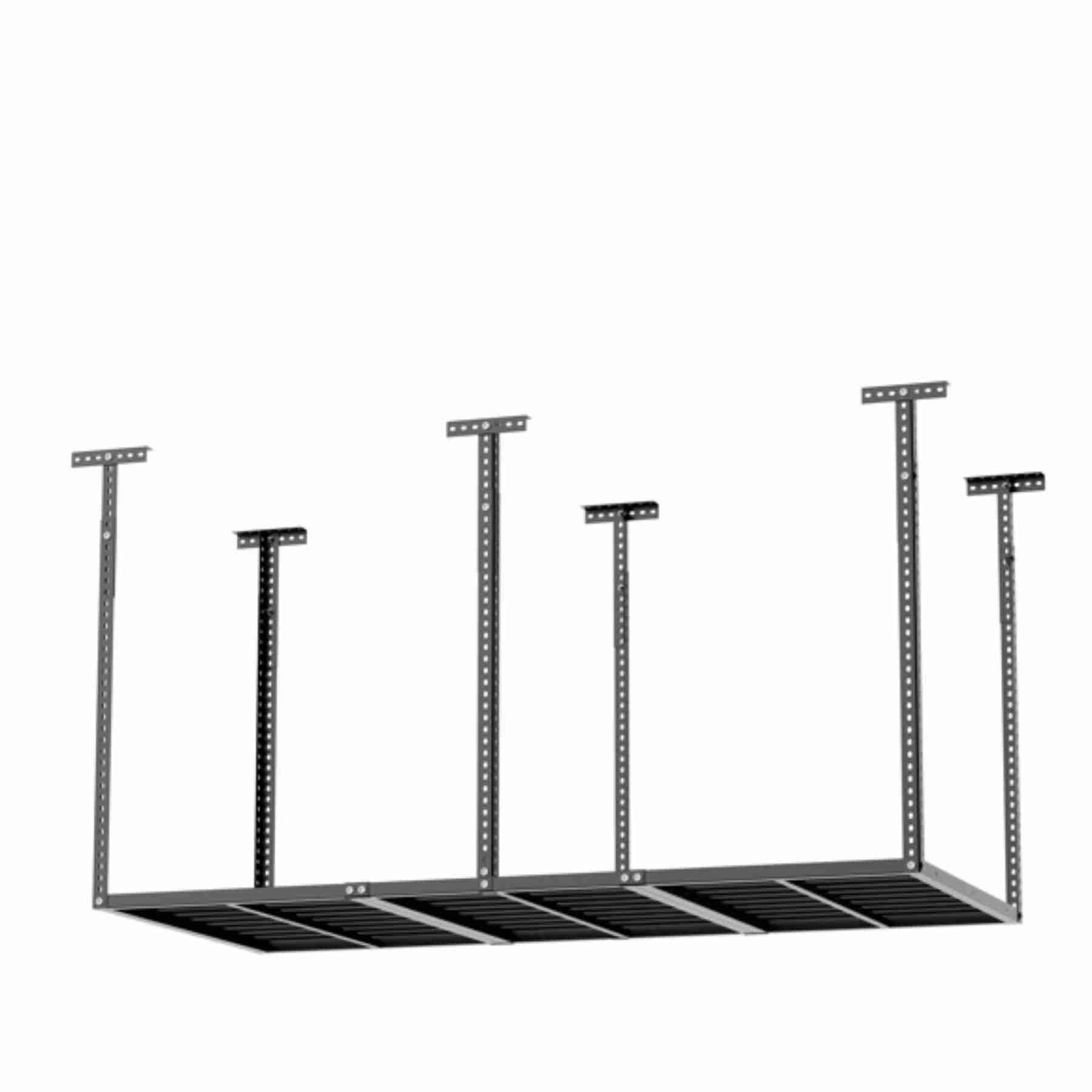 Dinling 3x6 Overhead Garage Storage Rack, Heavy Duty Adjustable Ceiling