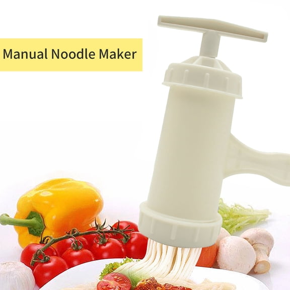 Dinmmgg Food Mold Machine Mould with Noodle Pasta 2 Press Noodles Manual Maker Cake Mould