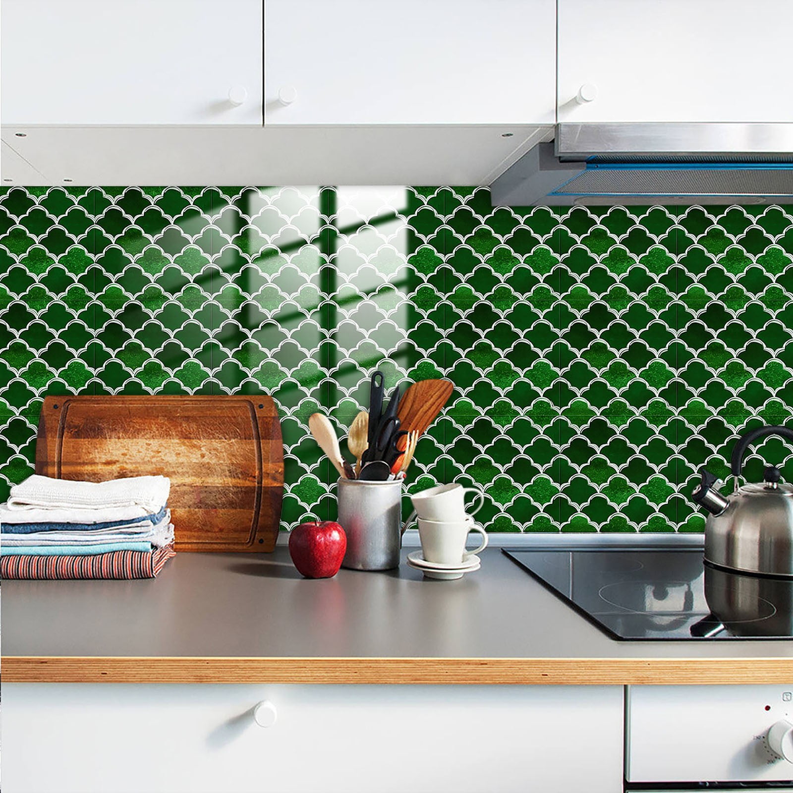 Dinmmgg Lotuss Texture Film Tile Sticker Decoration Diy Floor Plane