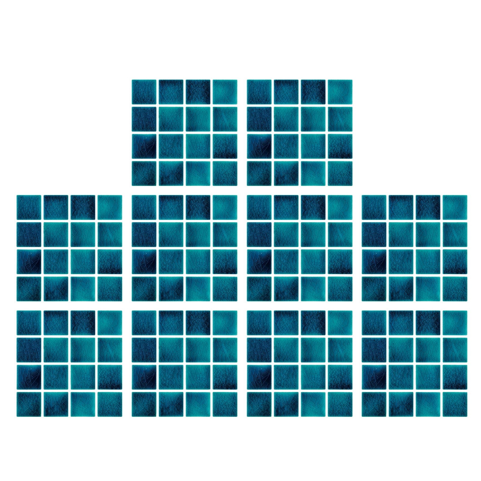 Dinmmgg Mosaics Creative 3D Tile Stickers Decoration Diy Floor Plane