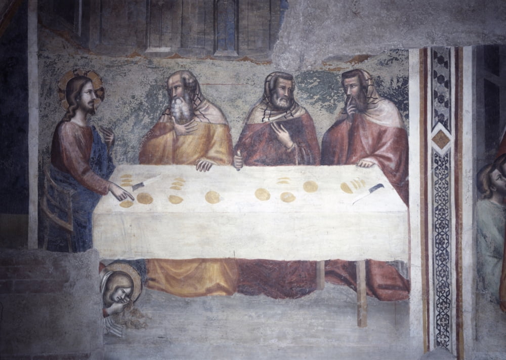 Dinner At Simon House Canvas Art - (36 x 24)