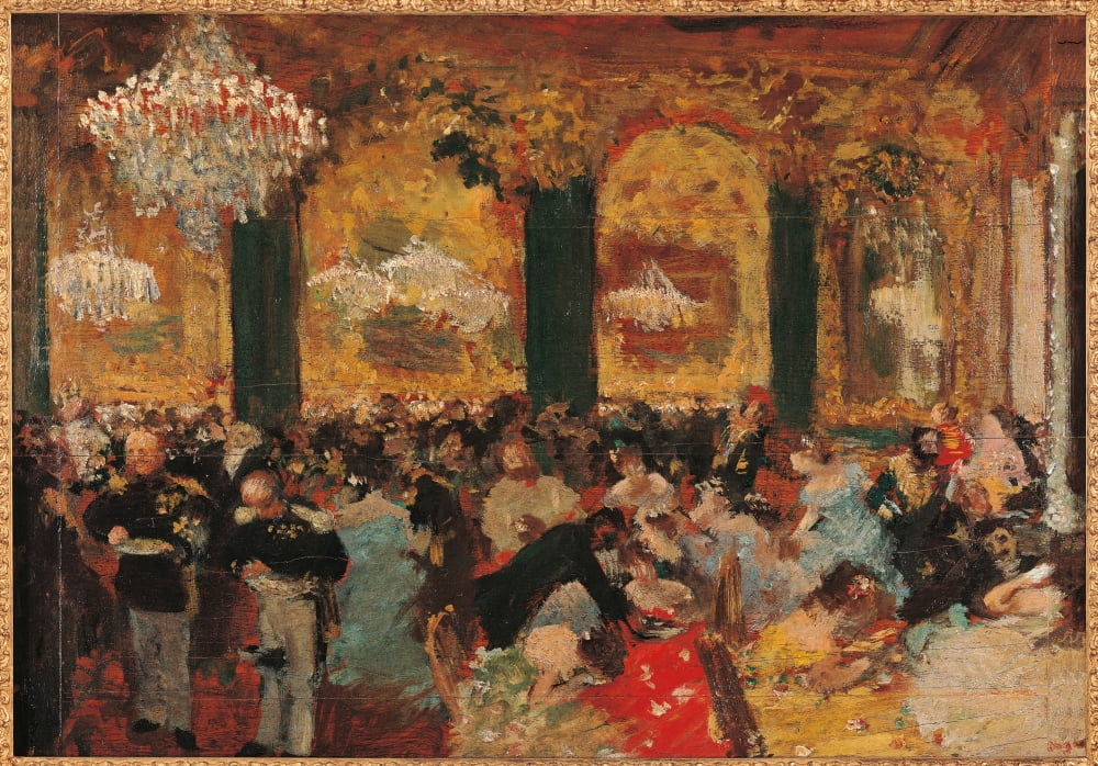 Dinner At The Ball Canvas Art - (24 x 18)