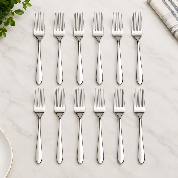 Dinner Fork 12 Pieces, 18/10 Stainless Steel Table Forks