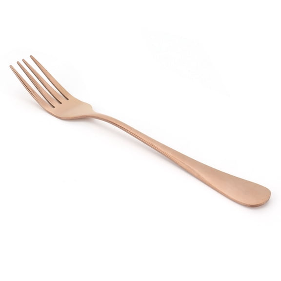 Dinner Forks, Extra Fine Stainless Steel Forks for Home, Kitchen or Restaurant, Mirror Finish, Dishwasher Safe[Rose Gold]