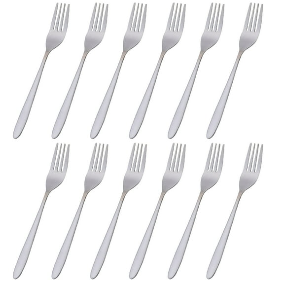 Dinner Forks,Set of 12 Stainless Steel Forks,Flatware Forks,Mirror Finish & Dishwasher Safe,for Home,Kitchen or Restaurantstyle:style1;