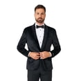 thumbnail image 1 of OppoSuits Deluxe Men's Blazers Dinner Jacket - Jet Set Black - US 38 Black, 1 of 6