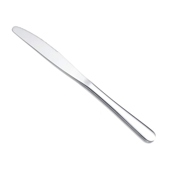 Dinner Knives Set Of 6, Stainless Steel Shiny Mirror Dinner Knife, Butter Knife Spreader Table Knives Sturdy And Dishwasher Safe