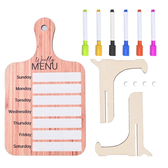 Dinner Meal Planner Magnet Menu Board Jot Down Dietary Ideas Ample Space