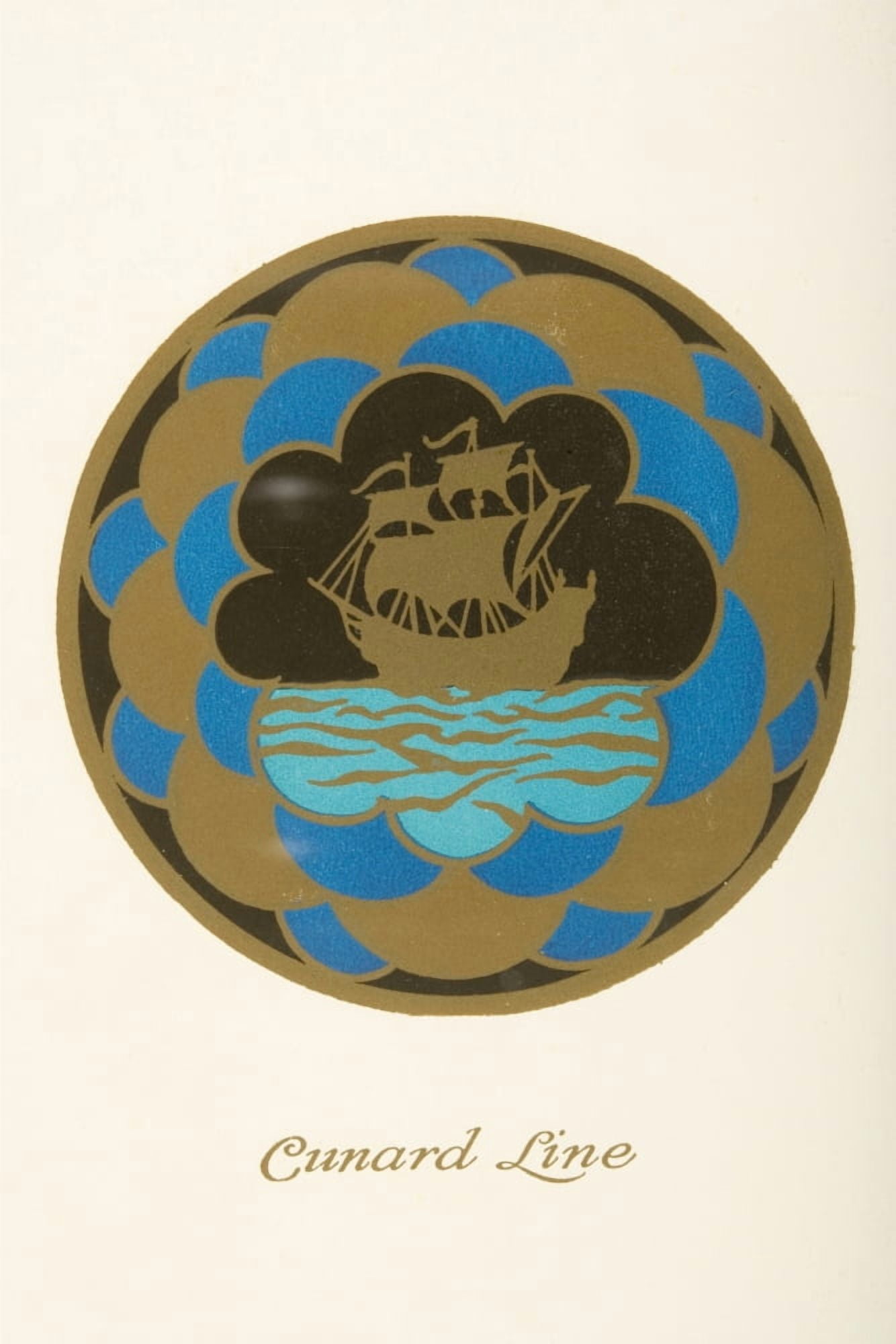Dinner Menu Cunard Line RMS Caronia Wednesday December 19 1928 Canvas Art - Ken Welsh Design Pics (22 x 34)
