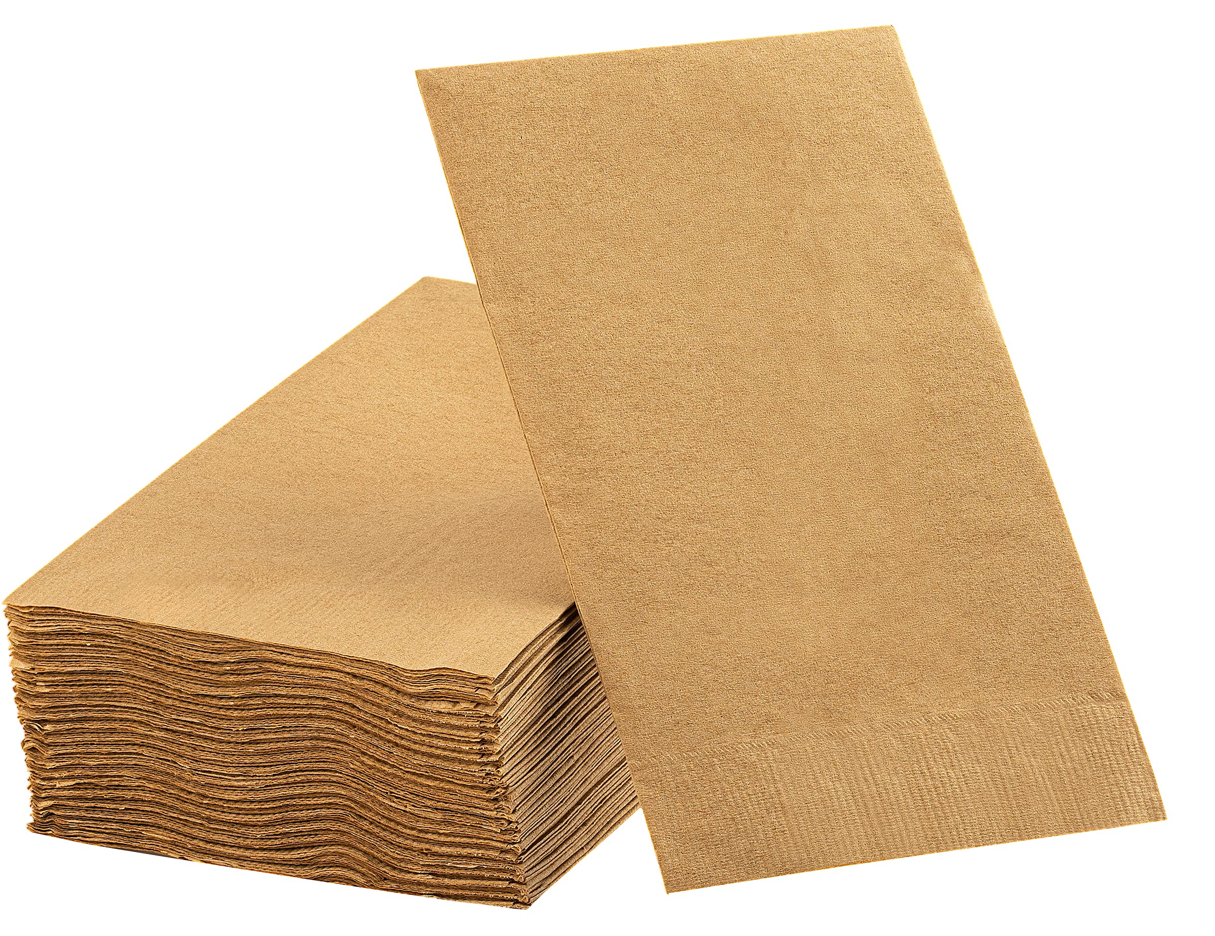 Dinner Napkins Disposable Guest Towels, Gold Beverage Napkins Soft and