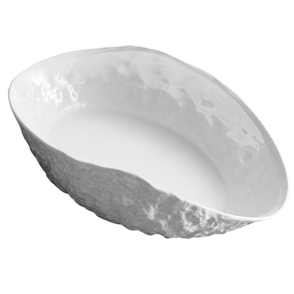 STRANDCHIC Candy Dishes Decorative Shell Bowl White Ceramic 1Pcs