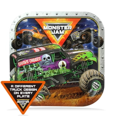 Prime Party Monster Jam Happy Birthday Jointed Flag Banner, Official ...