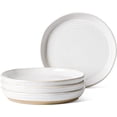 thumbnail image 1 of Dinner Plates Set of 4, 10 Inch Ceramic Flat Dish Set for Kitchen, Serve for Pasta,Steak, Pancake, Microwave, Oven & Dishwasher Safe, Housewarming Wedding Present - Arctic White, 1 of 9