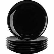 Dinner Plates Set of 6, 10 inch Ceramic Plates - Microwave, Oven, and Dishwasher Safe