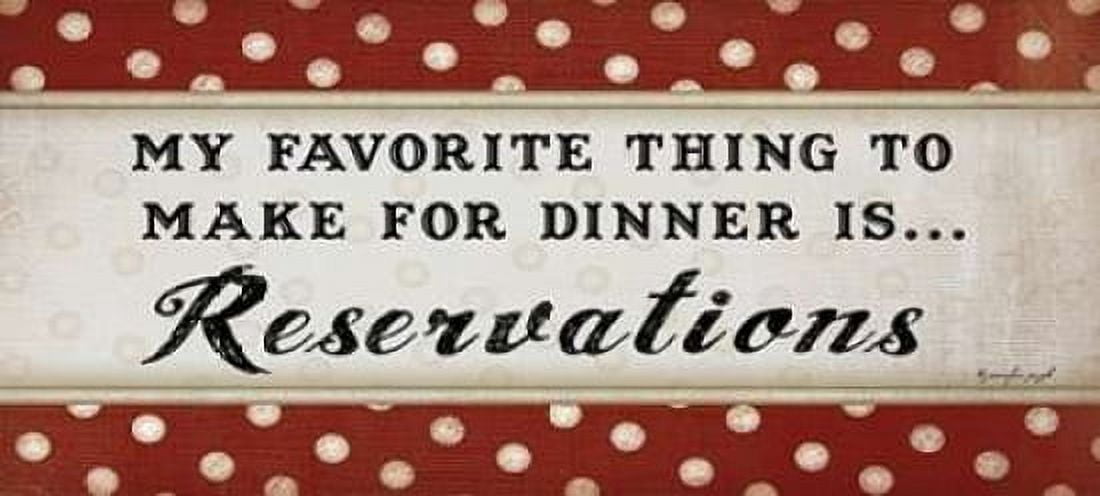 Dinner Reservations Canvas Art - Jennifer Pugh (24 x 48)