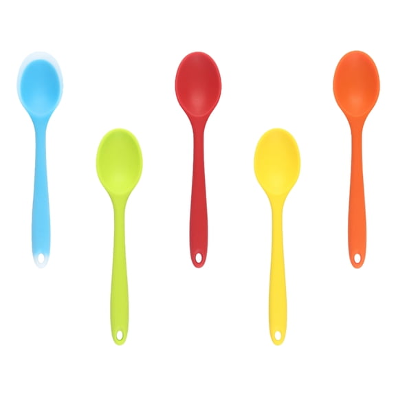 Dinner Spoons Silicone Tablespoons Suitable for Family Meals and Gatherings Use