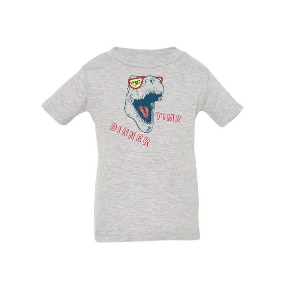 Dinner Time, Dinosaur Smiling T-Shirt Infant -Image by Shutterstock, 24 Months