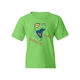 thumbnail image 1 of Dinner Time, Dinosaur Smiling T-Shirt Juniors -Image by Shutterstock,  Small, 1 of 4