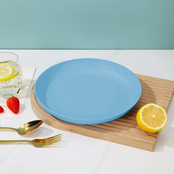 Dinner Trays - Shatterproof Plastic, Wave & Dishwasher Safe, Stackable Space-saving Design for Camping, Parties, and Everyday Dining, topliu
