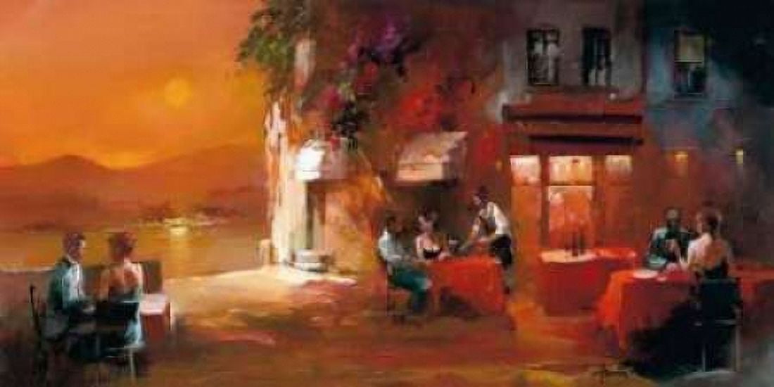 Dinner for two II Canvas Art - Willem Haenraets (24 x 48)