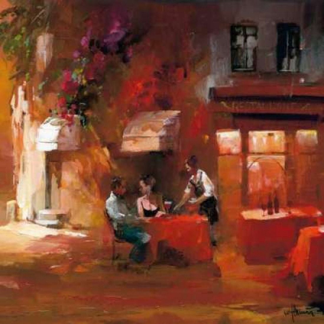 Dinner for two III Canvas Art - Willem Haenraets (24 x 24)