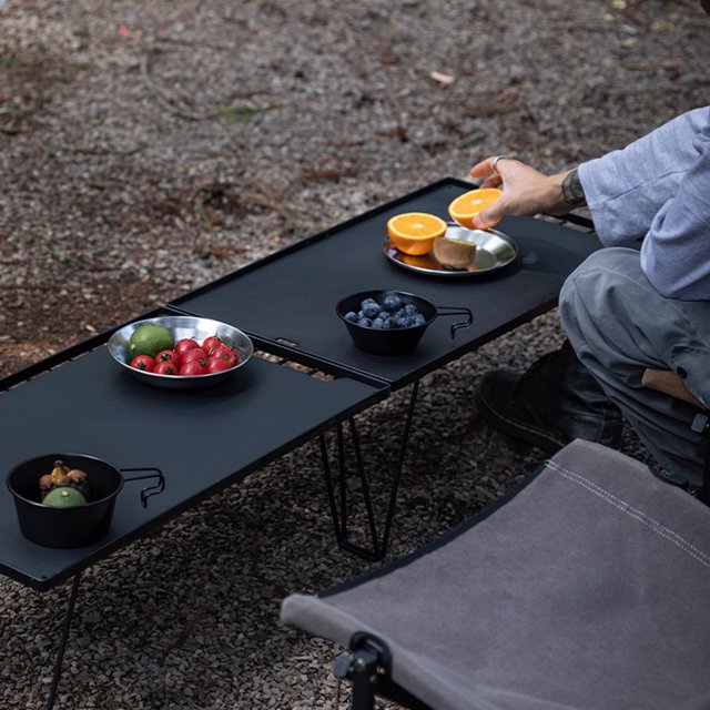 Dinner plate,Steel Plates And Set With Carry Stainless Steel Buzhi