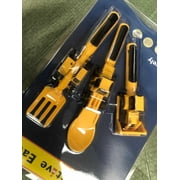 Dinneractive car bulldozer excavator shovel shovel fork shovel plate children's tableware three sets-Fork set