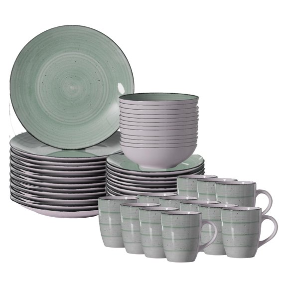 Dinnerware Set Mugs Bowls Salad and Dinner Plates, and Oven Safe