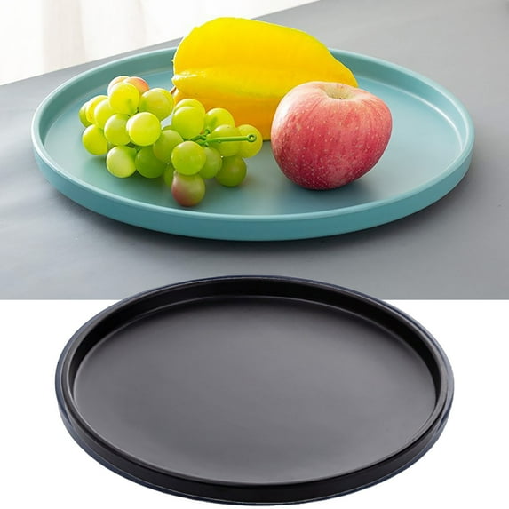 Dinnerware Set Large Decorative Tray For Coffee Table Ottoman Decorative Round Trays Tray For Dining Room Living Room Farmhouse Decor, Kitchen Tableware