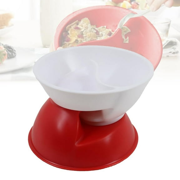 Dinnerware Sets Clearance! Separated Cereal Bowl Split Cereal Bowl Anti Soggy Snack And Dip Bowls Dry Separated Oatmeal Bowl Partitioned Versatile Large Capacity Tableware Breakfast Plates Tray
