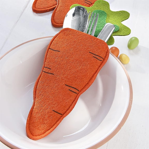 Dinnerware Sets,Easter Radish And Fork Radish Tableware Set 26X12CM