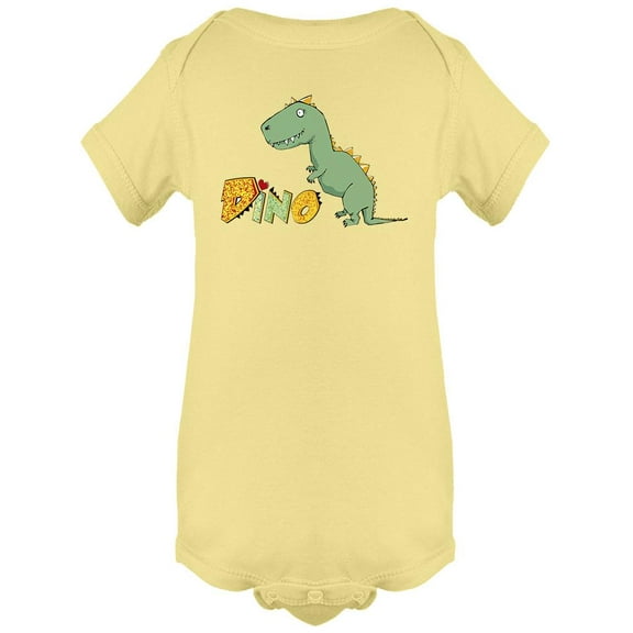 Dino And Text Bodysuit Infant -Image by Shutterstock,  Newborn