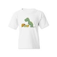 thumbnail image 1 of Dino And Text T-Shirt Juniors -Image by Shutterstock,  x-Small, 1 of 4
