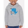 thumbnail image 1 of Dino Baby On Scooter Street  Hoodie Toddler -Image by Shutterstock,  4 Toddler, 1 of 4