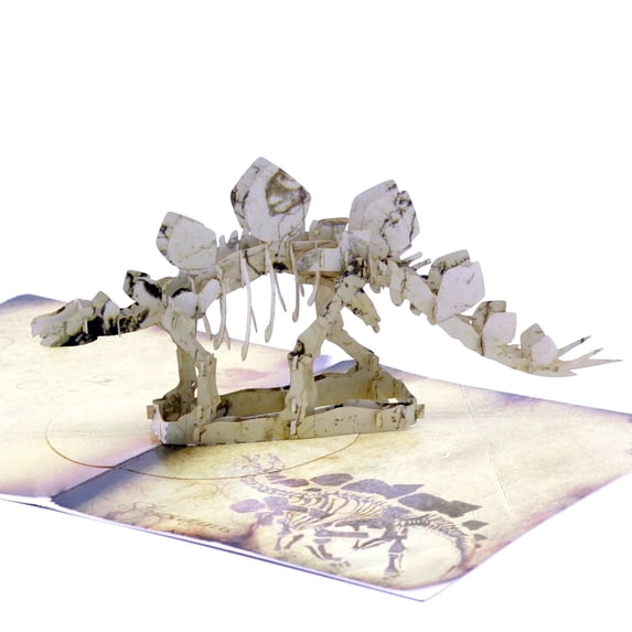 Dinosaur 3D Pop Up Card for Birthday, Travel Gift, Handmade Laser Cut Greeting Card, Greeting Card for all Occasions, Congratulations, Birthday, Thank you, Baby, Anniversary