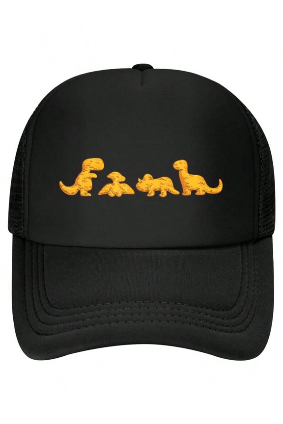 Dino Chicken Nugget Funny Dinosaur Shape Nuggets Nug Lover Funny MEN WOMEN BASEBALL CAP