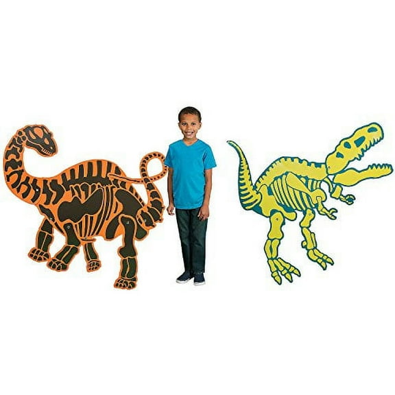 Dino Dig Jointed Cutout - Party Decor - 2 Pieces