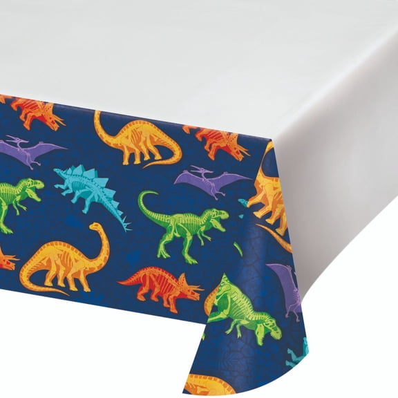 Dino Dig Paper Tablecover 54" x 96"