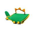 thumbnail image 1 of Dino Dog Life Jacket, Cute Dog Life Vest with High Buoyancy, Reflective Stripes, Adjustable Life Preserver with Rescue Handle for Small Medium Large Dogs M, 1 of 6
