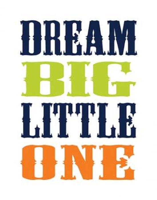 Dino Dream Big Canvas Art - Tamara Robinson (22 x 28)