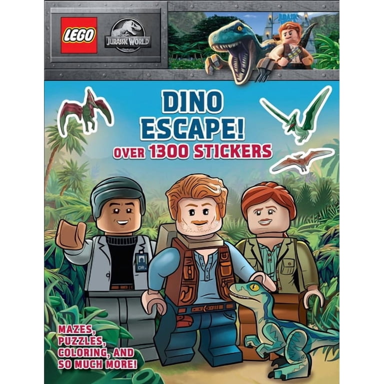 Sticker Books Lego Jurassic World: Dino Escape!: Over 1300
