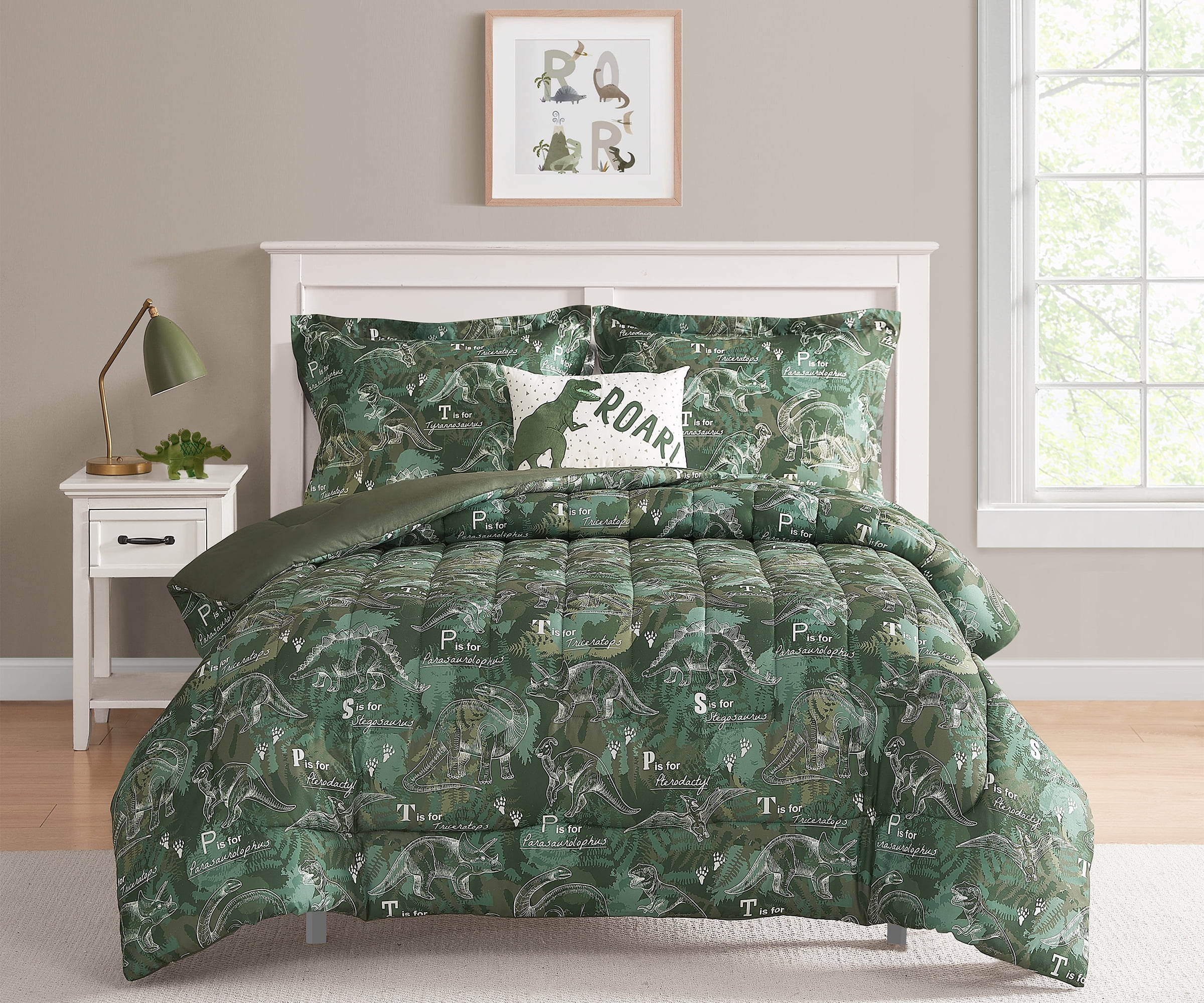 Walmart dinosaur comforter top