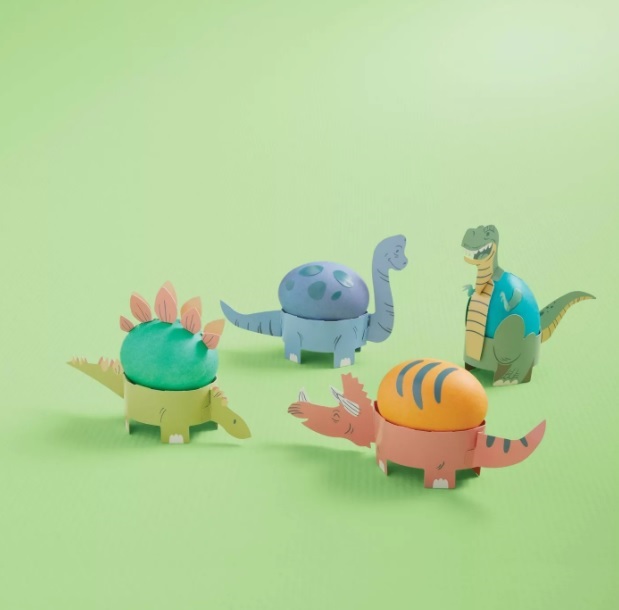 Dino Friends Easter Egg Decorating Kit Spritz