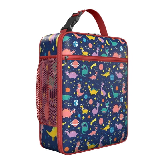 Dino Insulated Lunch Bag Box Teen Reusable Lunch Tote Bag Fit Most Bento Boxes Portable Lunch Bag School Beach