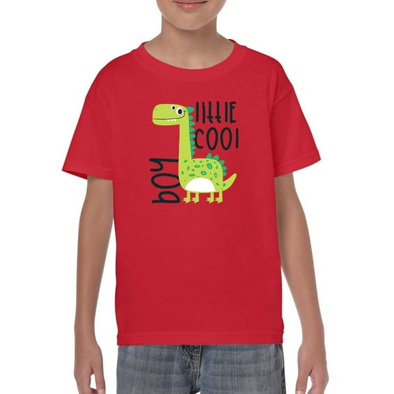 Dino Little Cool Boy T-Shirt Juniors -Image by Shutterstock, Small