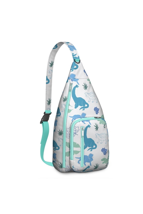 Dino Lover's Crossbody Bag - Jurassic Inspired Sling Pack (Multi-Occasion)