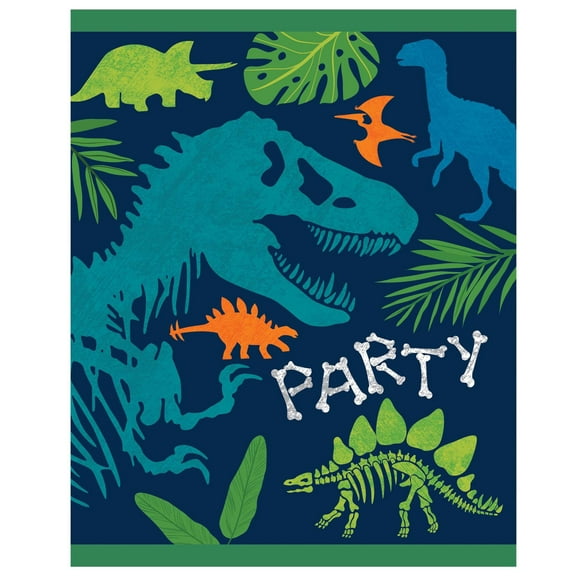 Dino-Mite Birthday Invitation Postcards W/ Envelopes (8ct)
