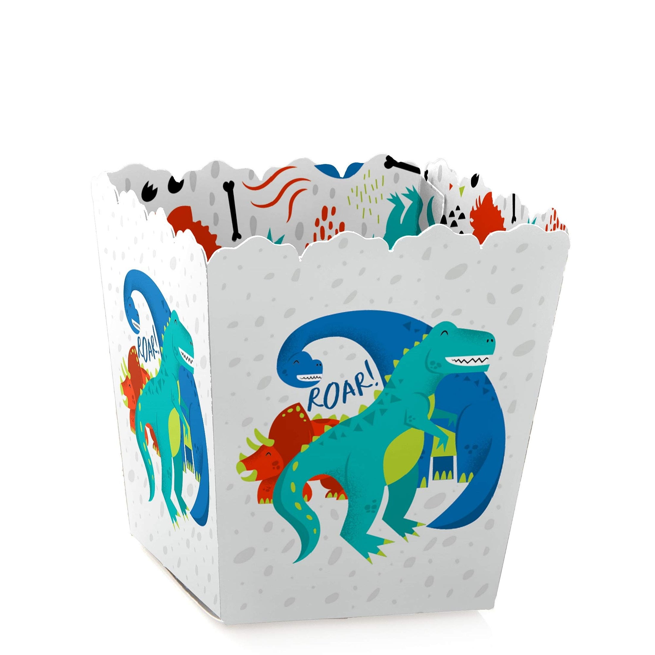Dino Mite Party Favor Boxes - Set of 12 T-Rex Treat Containers for Baby ...